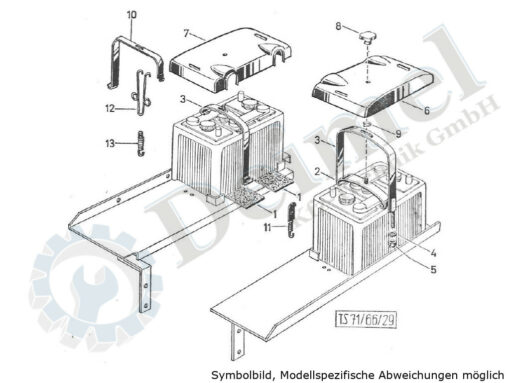 Batterieeinbau