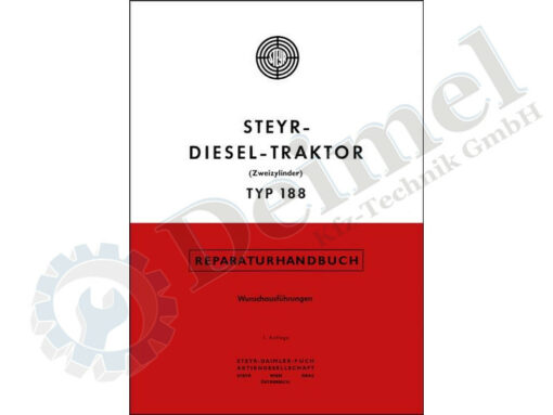 Reparaturhandbuch gedruckt für Steyr Typ 188