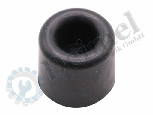 Gummipuffer, schwarz, konisch, 27x25mm, mit Bohrung in der Mitte
