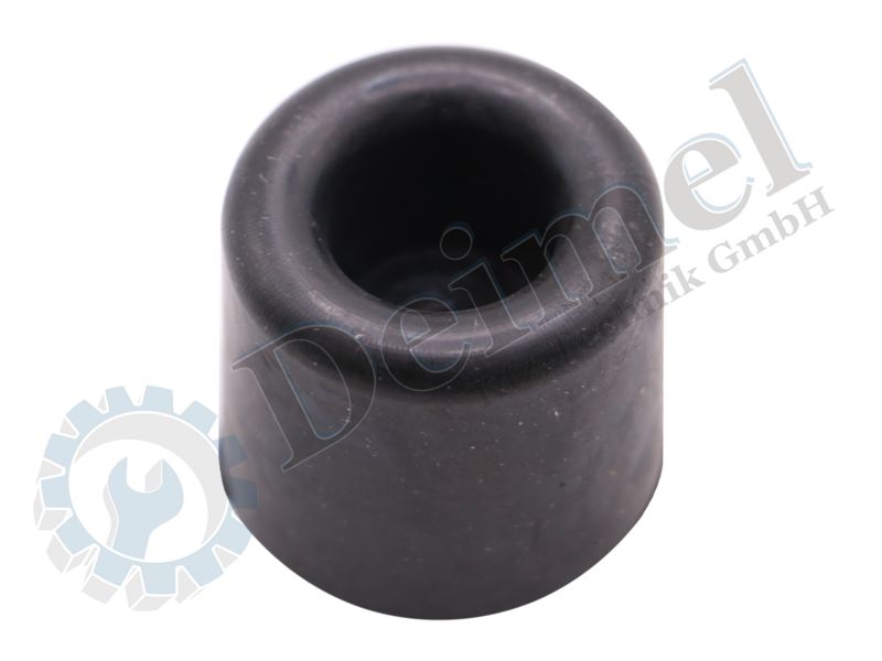 Gummipuffer, schwarz, konisch, 27x25mm, mit Bohrung in der Mitte