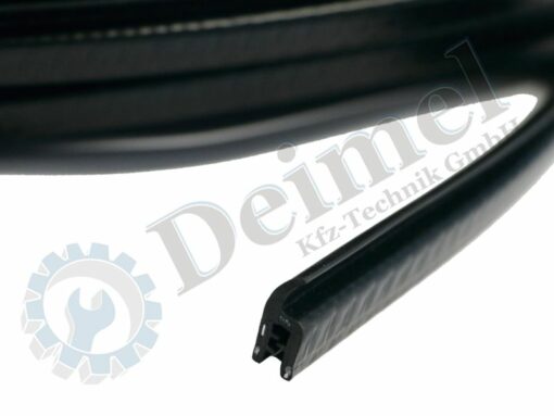 Klemmprofil mit Fahne oben gerade, Klemmbereicht 1-4mm, Breite max. 8,3mm, Höhe Klemmbereich 10,8mm, Höhe Fahne 9,2mm