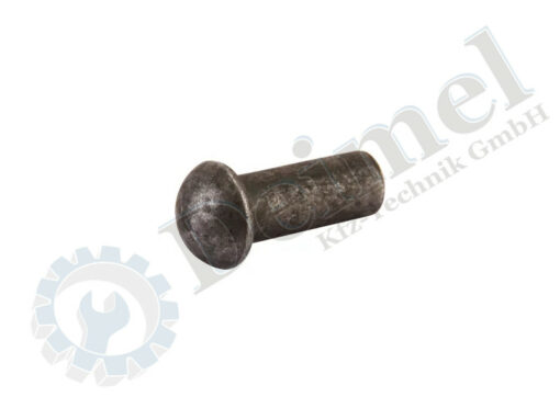 Rundkopfniete blank, 3x8mm