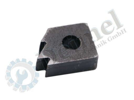 Zahn Stahl, blank zum selbst einschweißen in das Gestänge für Handbremshebel Steyr T80, 15er, 84, 18er, 86, 180
