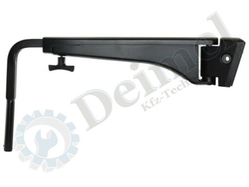 Ausleger komplett rechts, schwarz, Aluminium