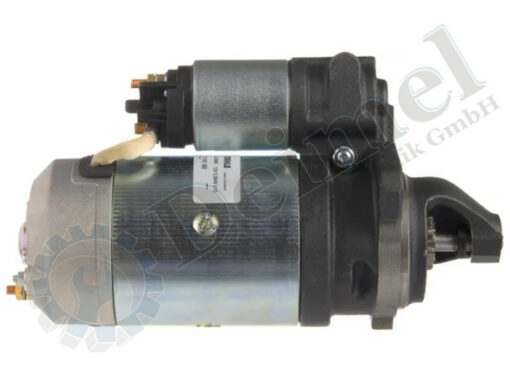 Anlasser, Starter, Schwarz für Steyr Traktor M948 oder M958 mit Perkins Motor, Seitenansicht