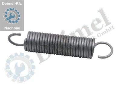 Feder für den Hebel des Gaspedals, Durchmesser ca. 12mm, Zuglänge ca. 58mm