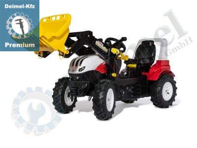 Trettraktor CVT 6300, Luftreifen, Frontlader