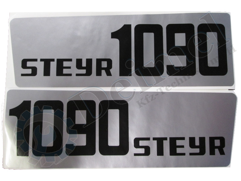 Aufklebersatz Motorhaube Links und Rechts, Steyr Plus Serie 1090