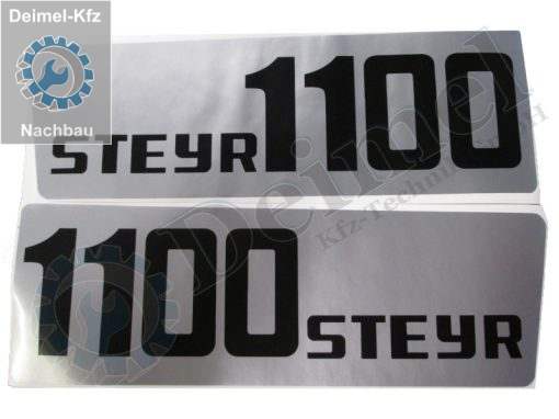 Aufklebersatz Motorhaube Links und Rechts, Steyr Plus Serie 1100