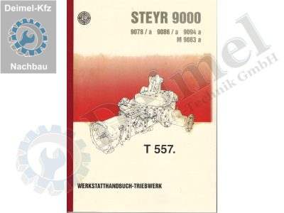 Reparaturhandbuch Getriebe T 557, Sprachen: Deutsch, DIN A4