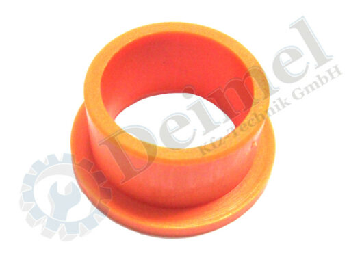 Lagerbüchse Kunstoff, orange, mit Bund, 16,50x20x11,50