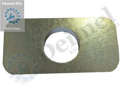 Platte mit Bohrung bei den Hubstreben, 40x80x10mm
