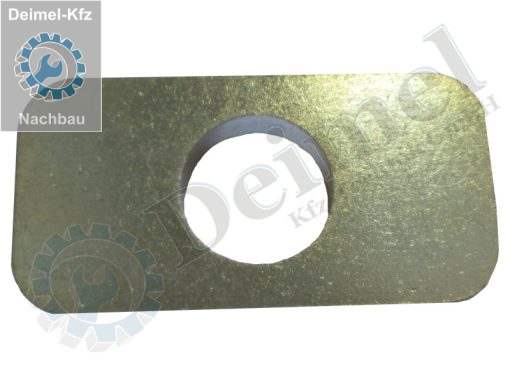 Platte mit Bohrung bei den Hubstreben, 40x80x10mm