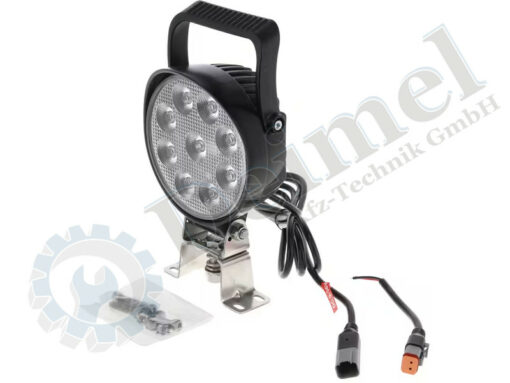 LED Arbeitsscheinwerfer rund, mit Schalter