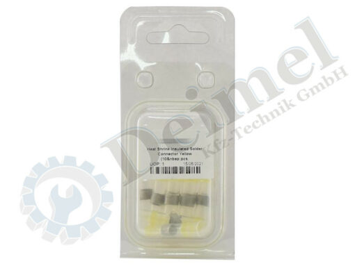 Wärme- Schumpf- Lötverbinder gelb, 10 Stk Packung