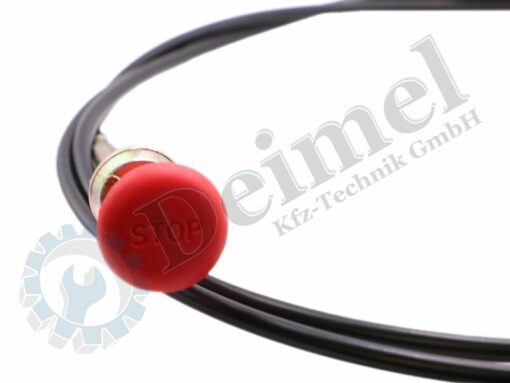 Seilzug länge ca. 2lfm. mit rotem Griff mit der Ausschrift Stop