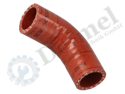 Schlauch, rot, ca. 45°, Sisu, Motor, Original CNH