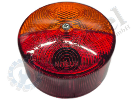 Rückleuchte, orange - rot, 80mm