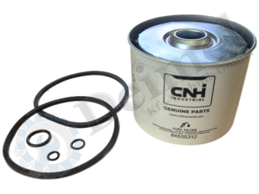 Kraftstofffilter weiß mit CNH Aufschrift und Dichtungen