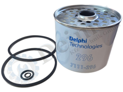 Kraftstofffilter mit Dichtringen für Perkins Motor