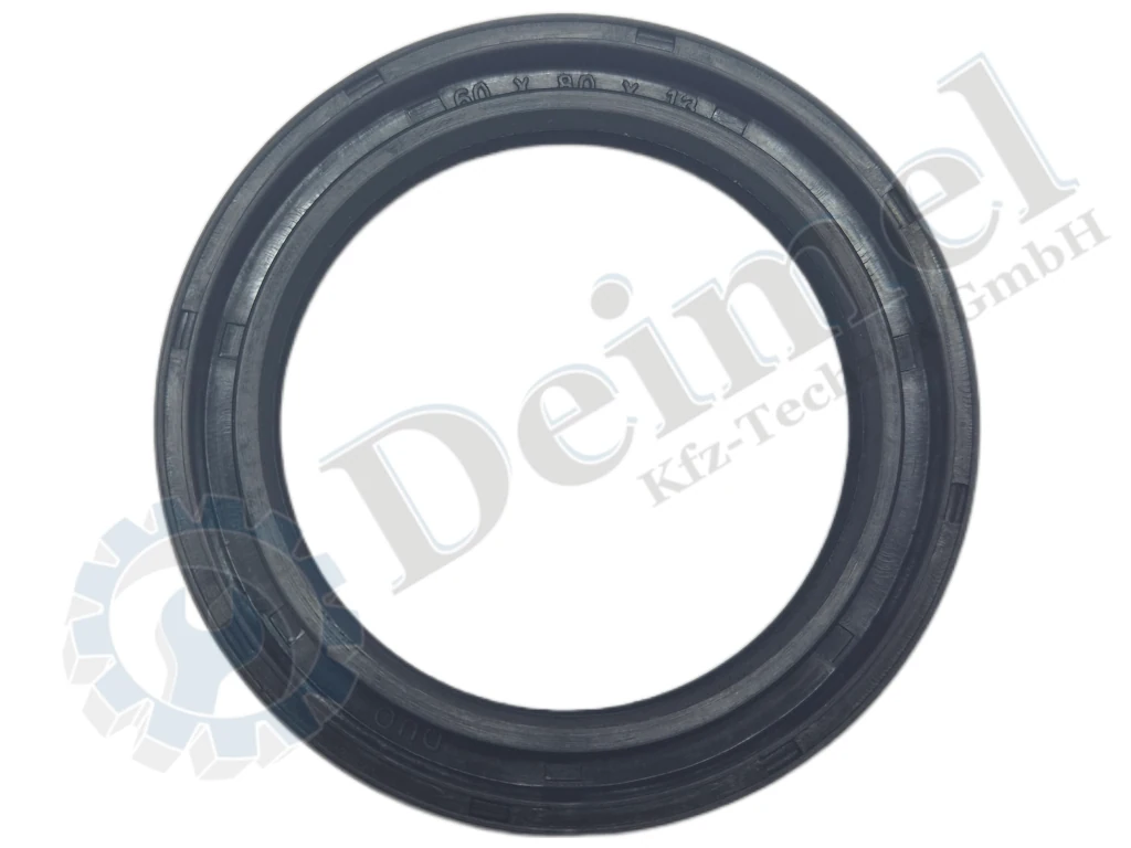 Wellendichtring, schwarz, DUO 60x80x13mm